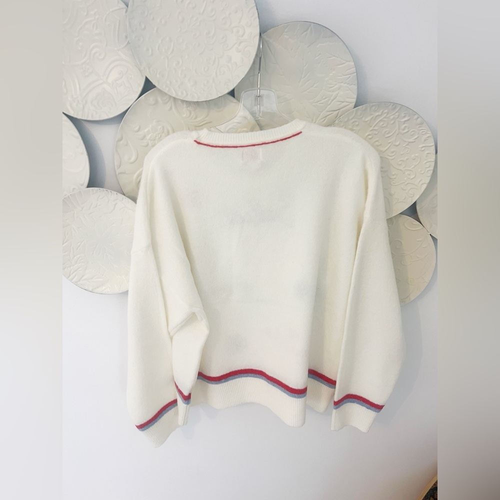 NWT Med Sundry Salute Sweater - Picture 3 of 4